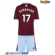 Maglie da calcio Aston Villa Alejandro Garnacho #17 Prima Maglia Bambino 2026-27 Manica Corta + Pantaloni corti)